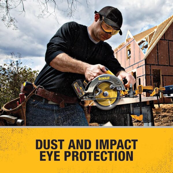 DeWalt Concealer Safety Goggles, DPG82-11C, Clear - Image 3